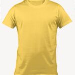 Bedrukte Band T-shirts - Geel